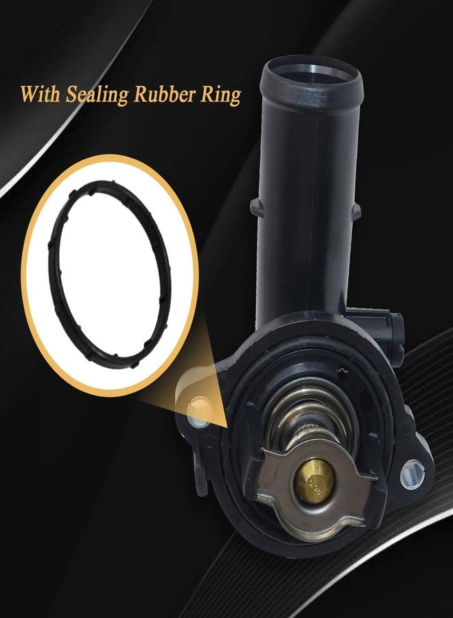 NLQR Thermostat Housing Assembly Compatible with Maserati Ghibli Levante Quattroporte 2014-2021 Replace 323056 330424 - Image 2